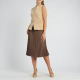 LADIES TAUPE SKIRT