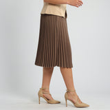 LADIES TAUPE SKIRT