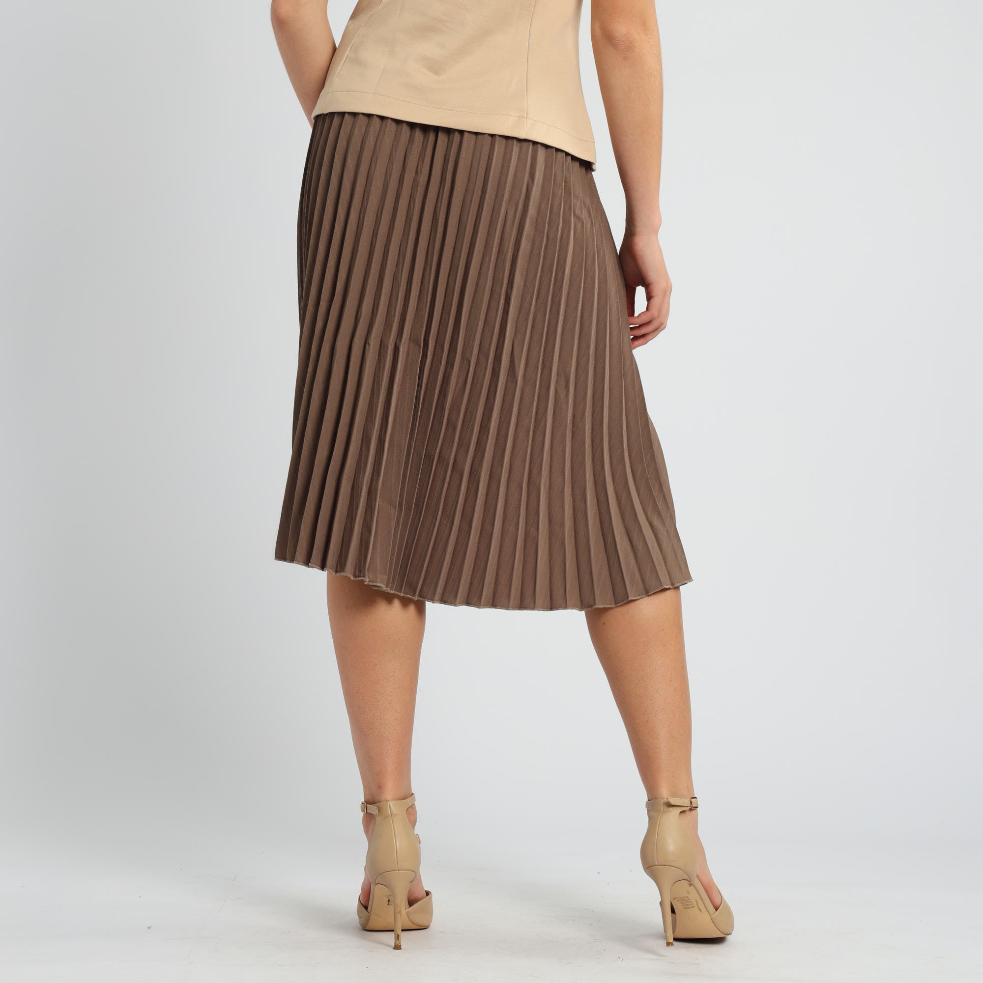 LADIES TAUPE SKIRT