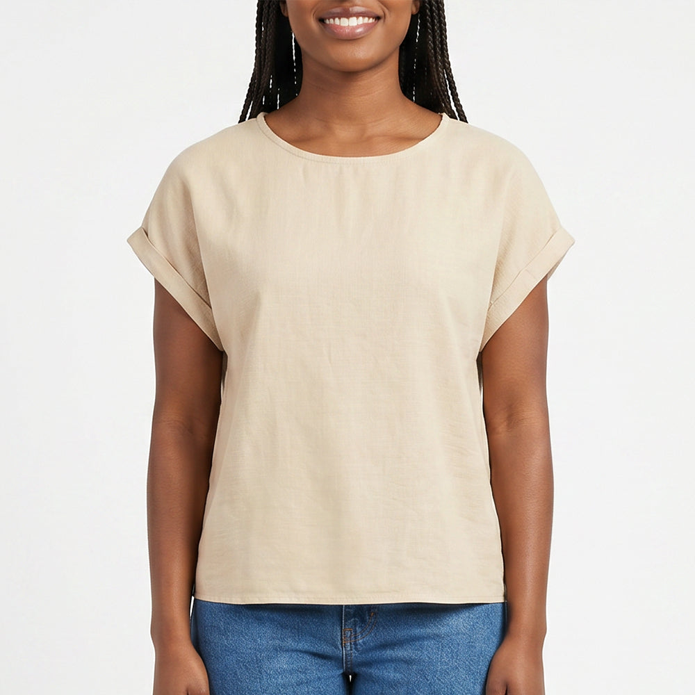 STONE SHORT SLEEVE TOP