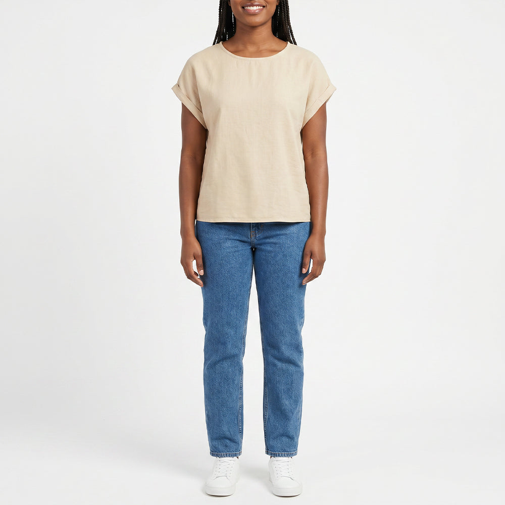 STONE SHORT SLEEVE TOP