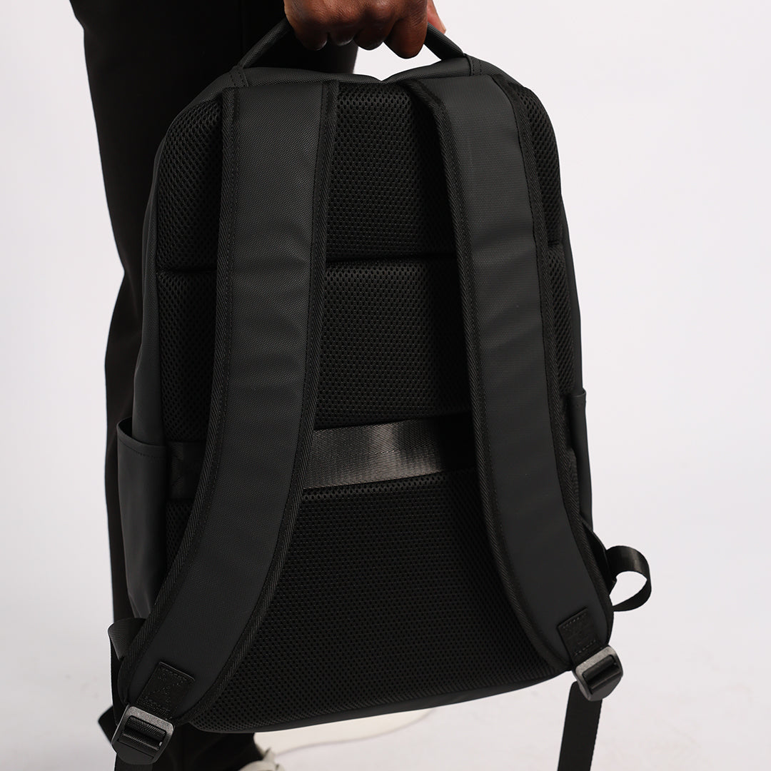 Zaff Black Laptop Backpack