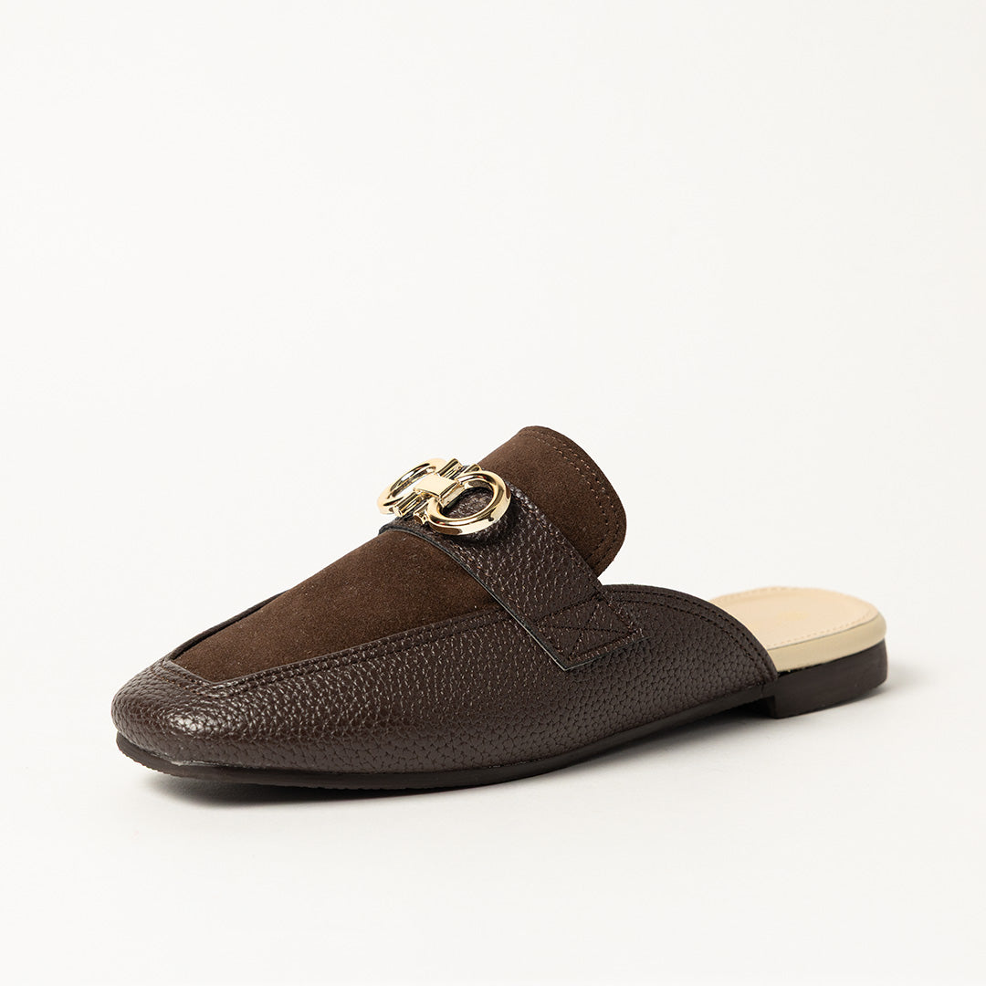 LADIES CIARRA CHOC SLIP ON LOAFER