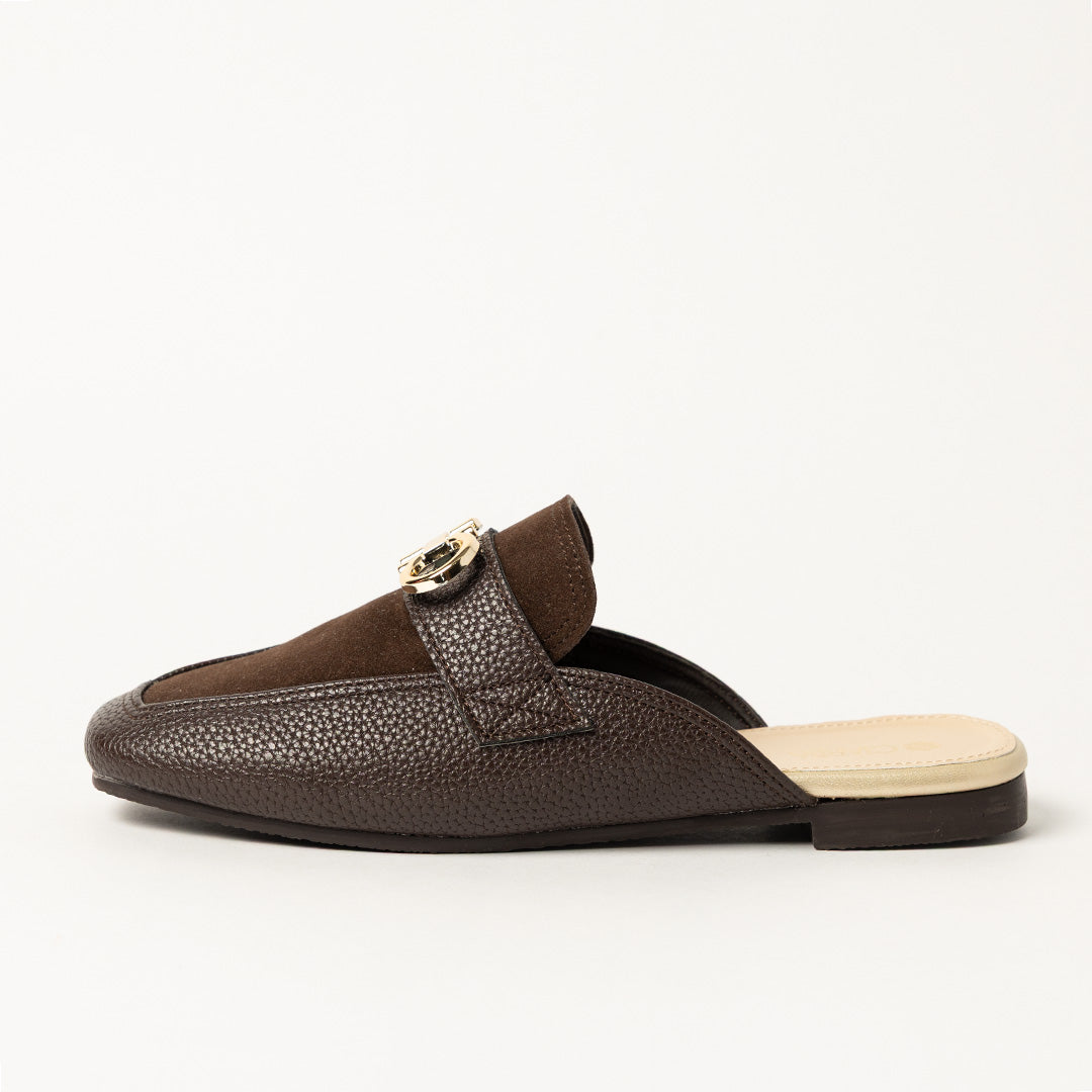 LADIES CIARRA CHOC SLIP ON LOAFER