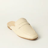 LADIES CIARRA ECRU SLIP ON PENNY LOAFER