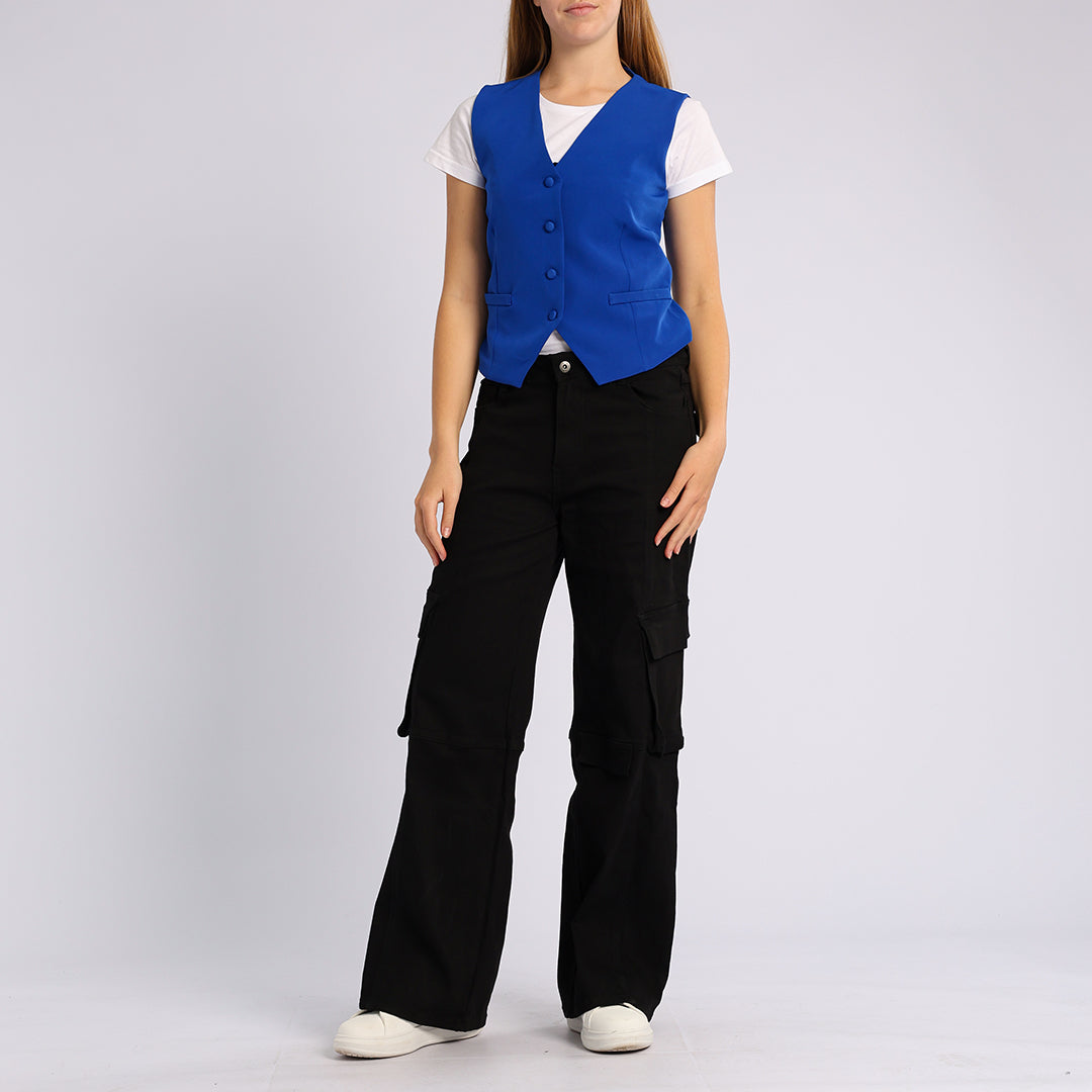 COBALT WAISTCOAT