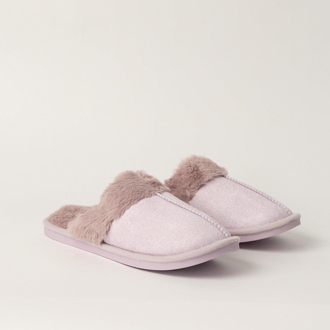 LADIES LILAC SLIPPER