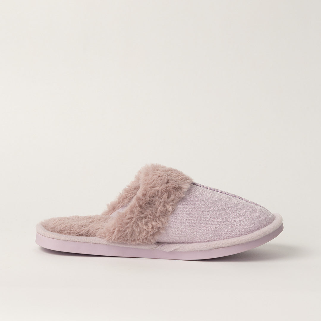 LADIES LILAC SLIPPER