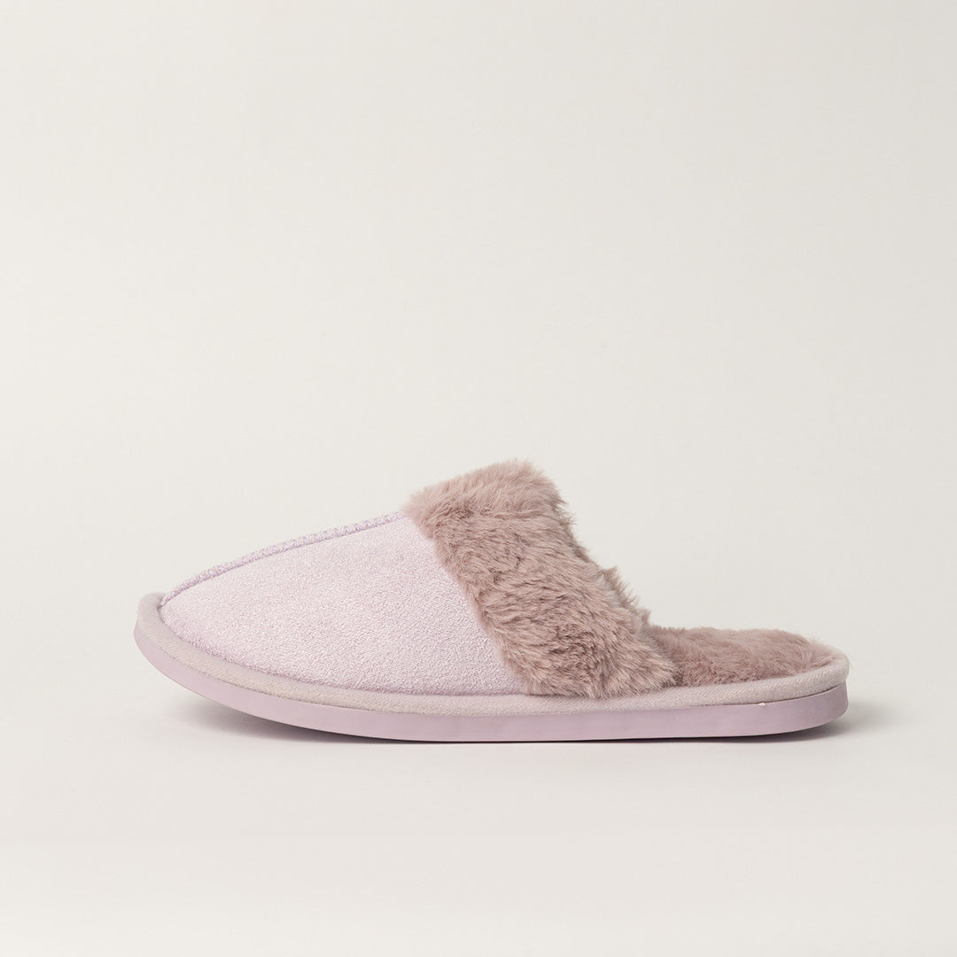 LADIES LILAC SLIPPER