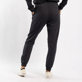 BLACK JOGGER WITH ELASTIC WAISTBAND