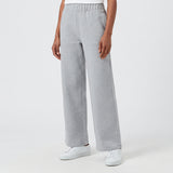 Ladies Grey Wide Leg Pant
