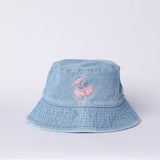 GIRLS TRB BLUE WASHED BUCKET HAT (LOVE TRB)