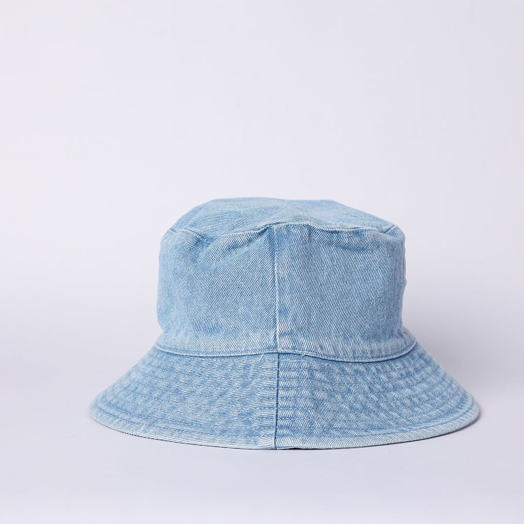 GIRLS TRB BLUE WASHED BUCKET HAT (LOVE TRB)