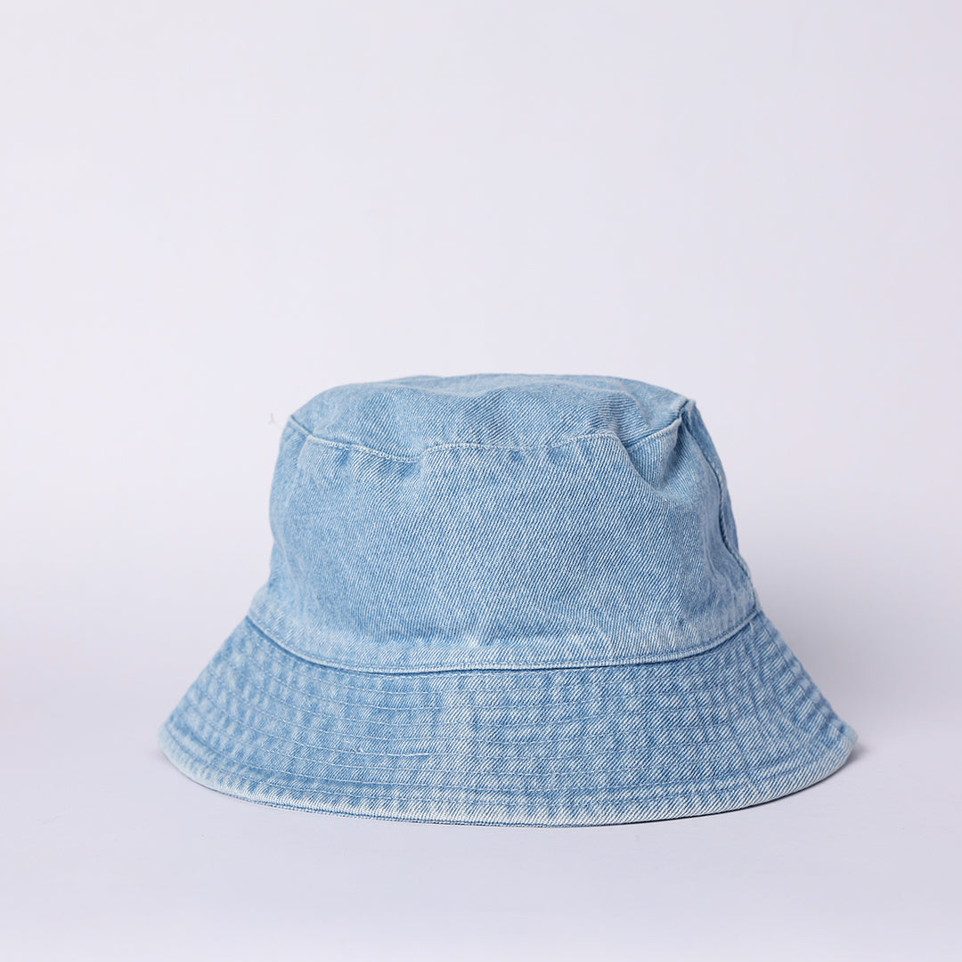 GIRLS TRB BLUE WASHED BUCKET HAT (LOVE TRB)