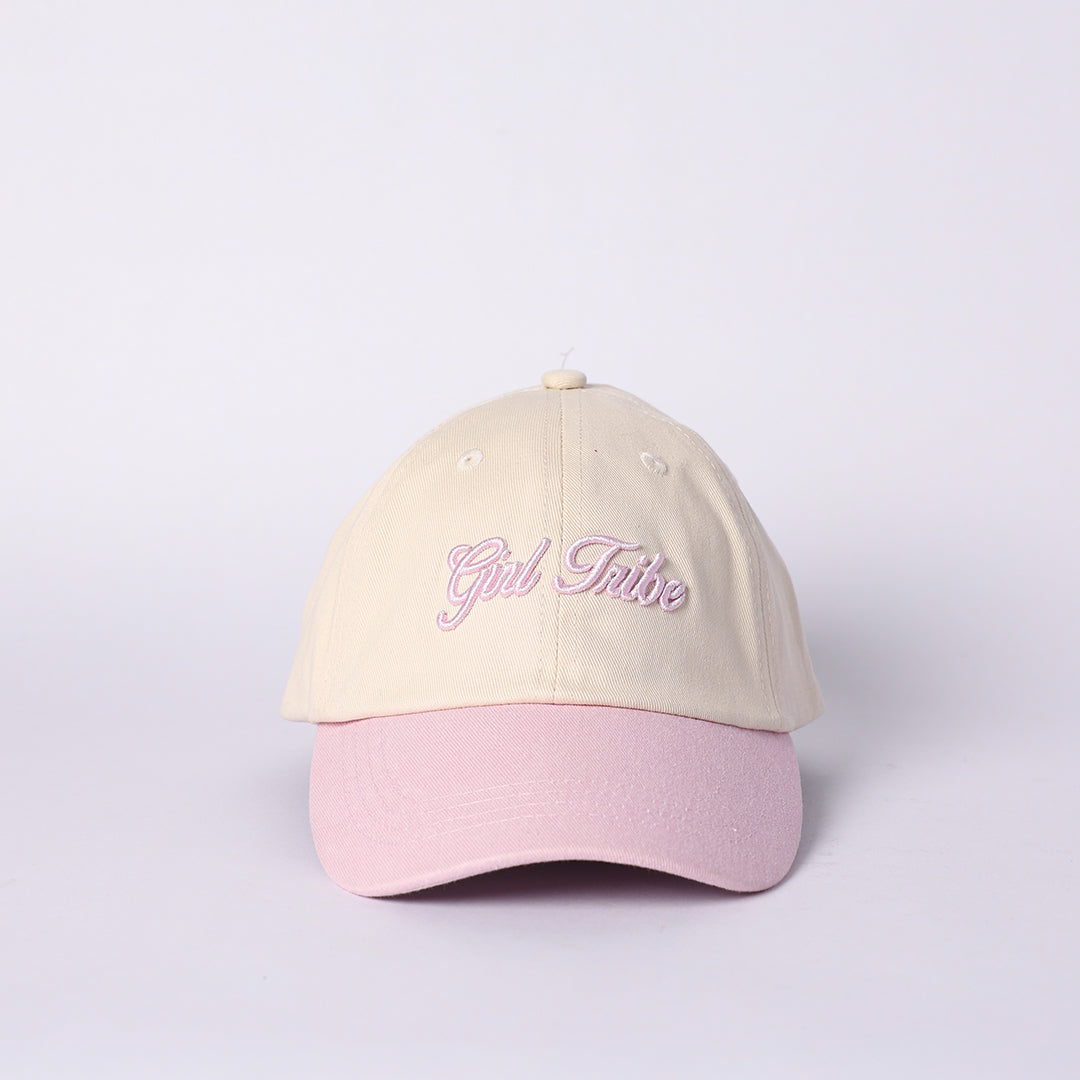 GIRLS TRB STONE & PINK WASHED DAD CAP