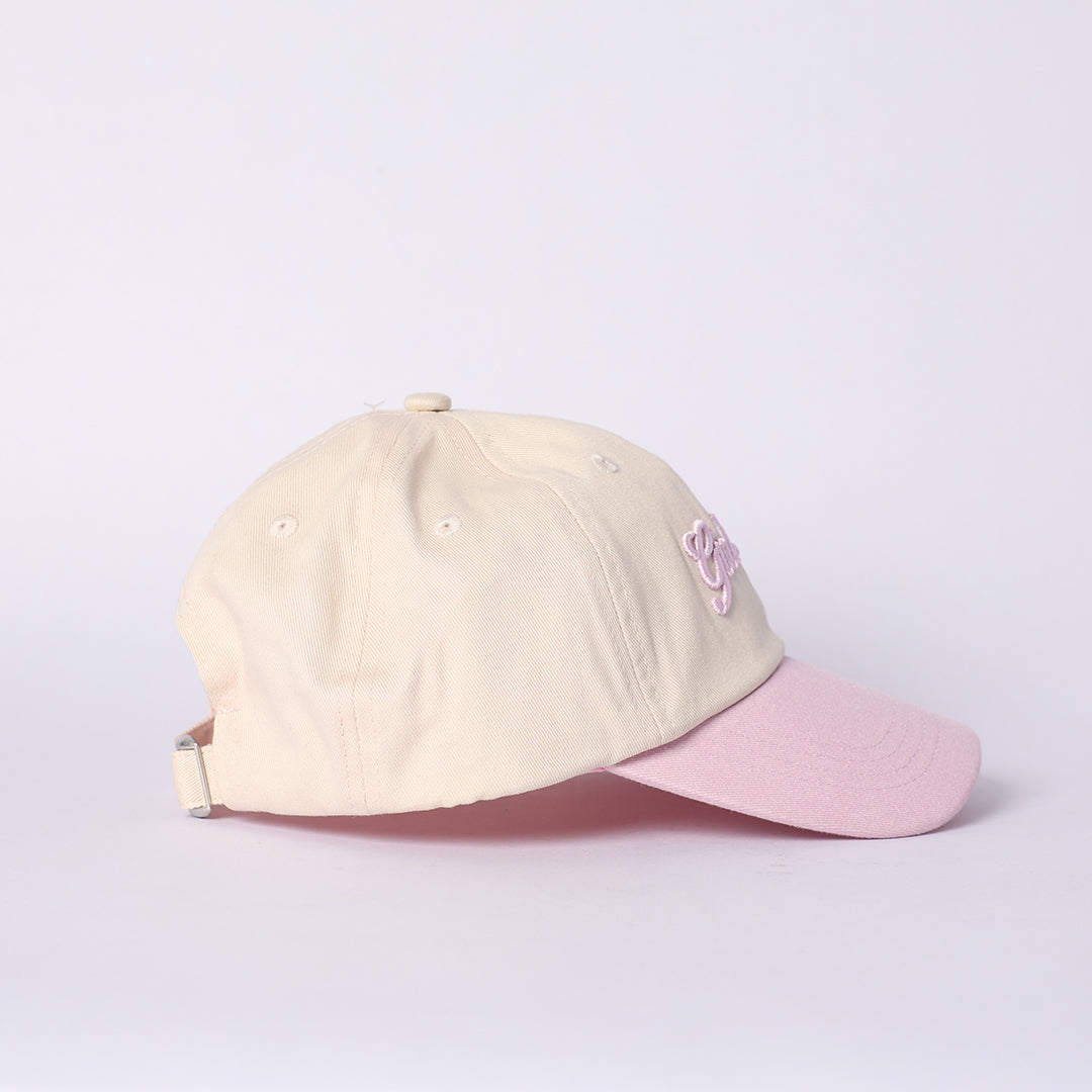 GIRLS TRB STONE & PINK WASHED DAD CAP