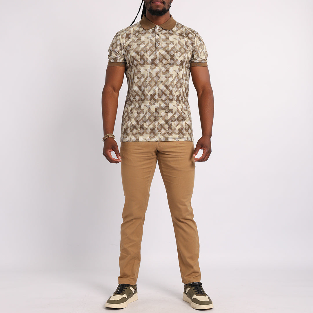 Mens Printed Golfer