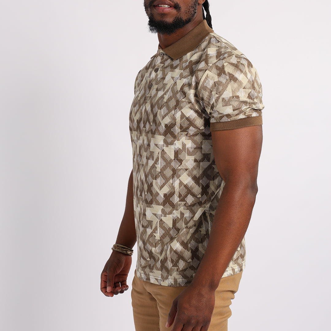 Mens Printed Golfer