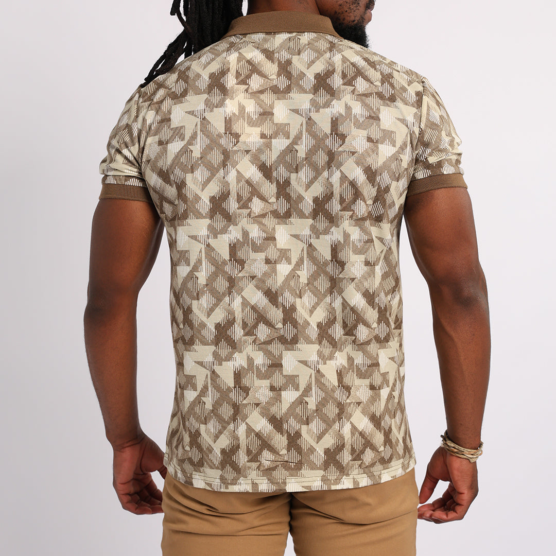 Mens Printed Golfer