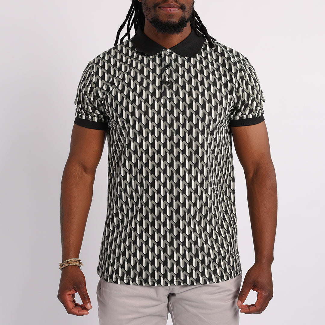 Mens Printed Golfer