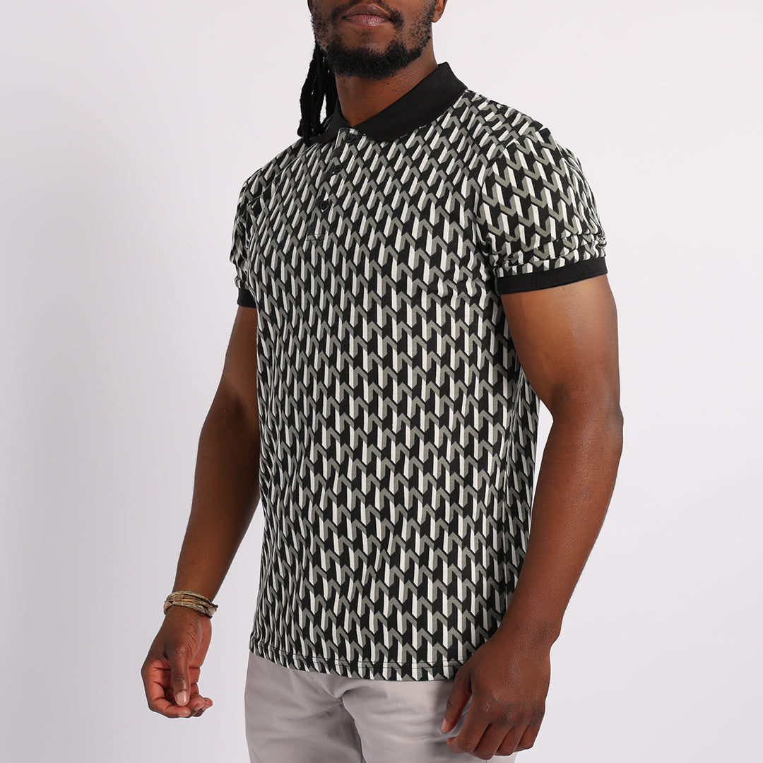 Mens Printed Golfer