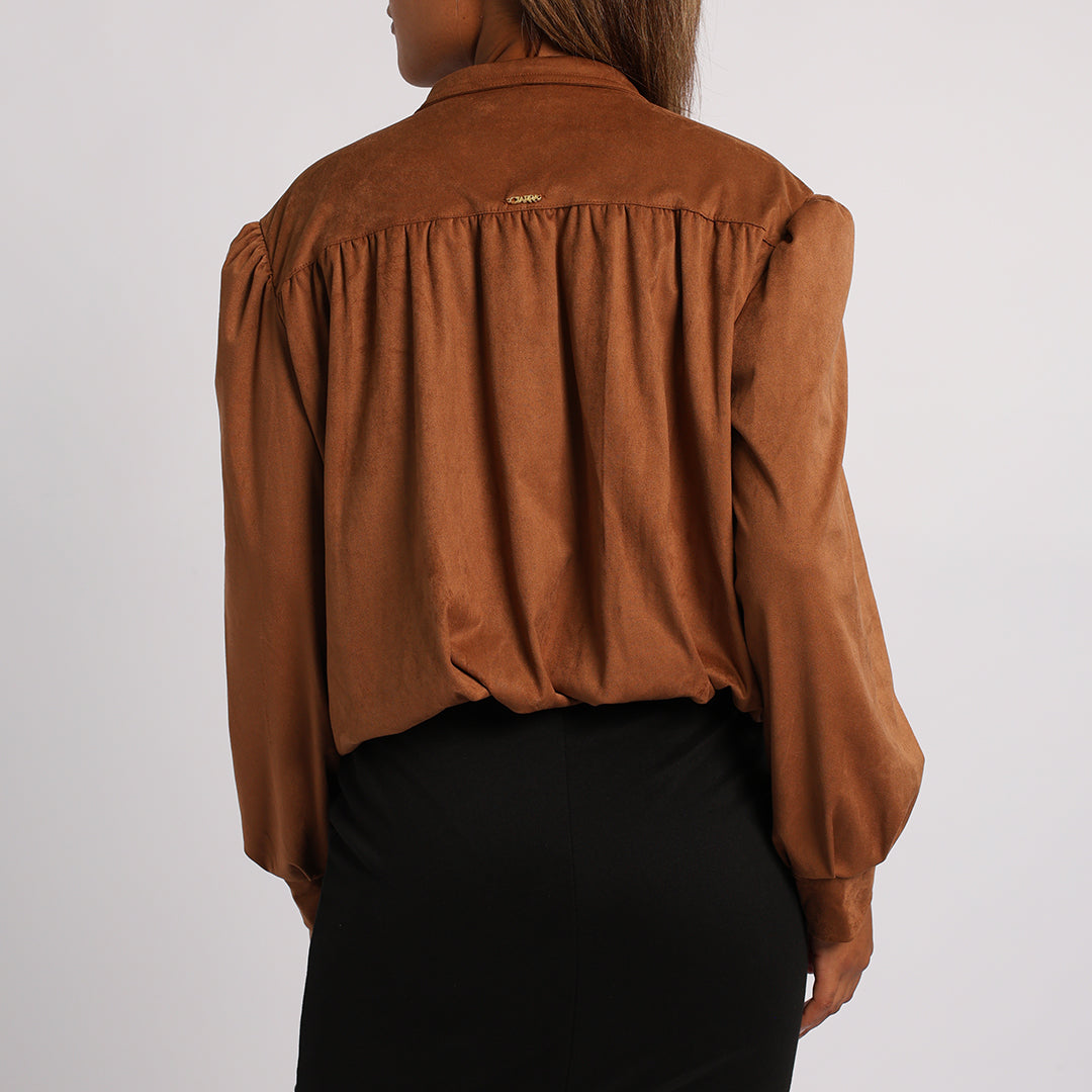 TAN BLOUSON JACKET