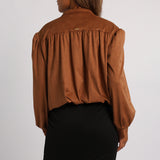 TAN BLOUSON JACKET