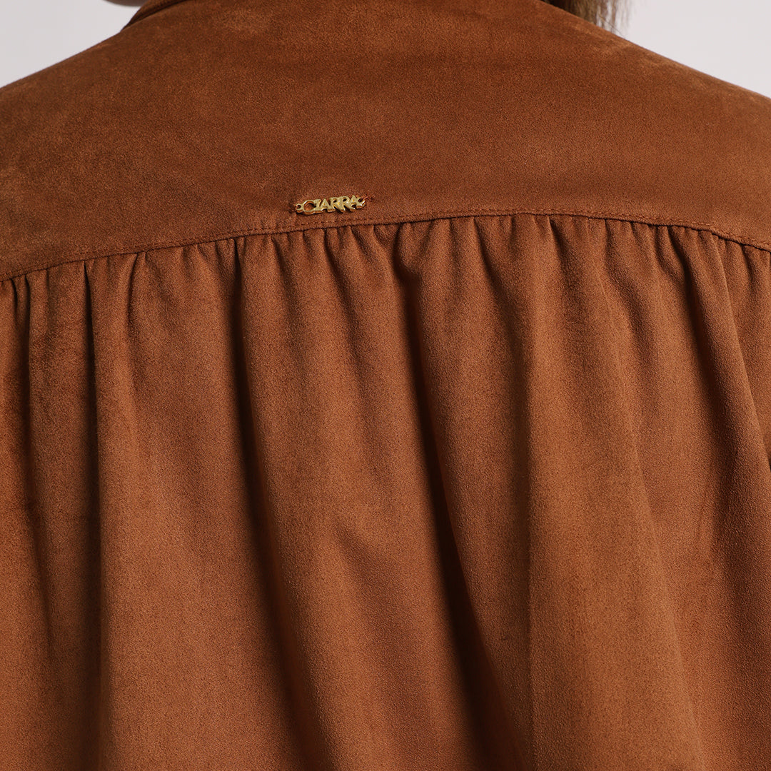 TAN BLOUSON JACKET