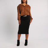 Alora Ladies Black Skirt