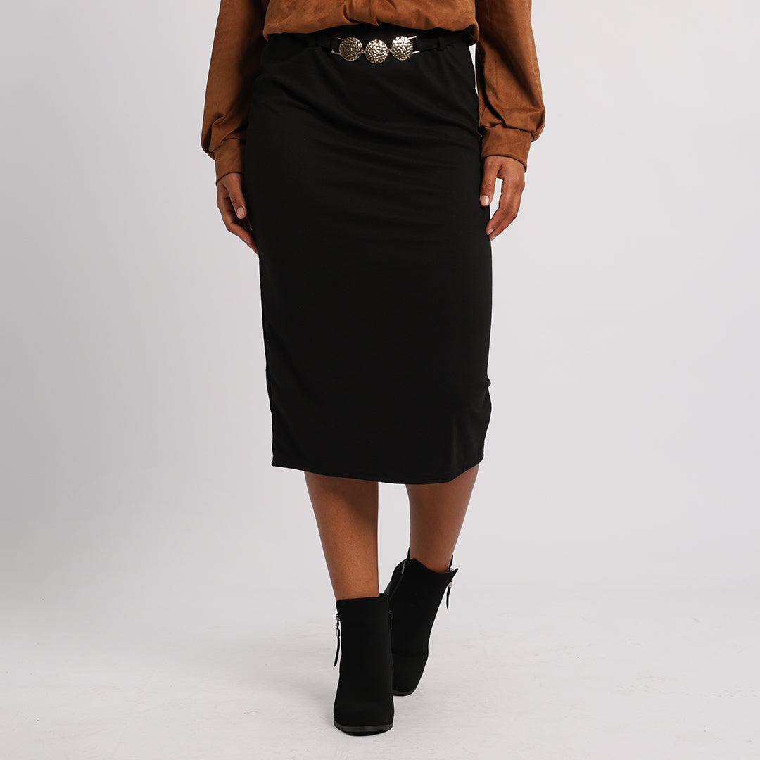 Alora Ladies Black Skirt