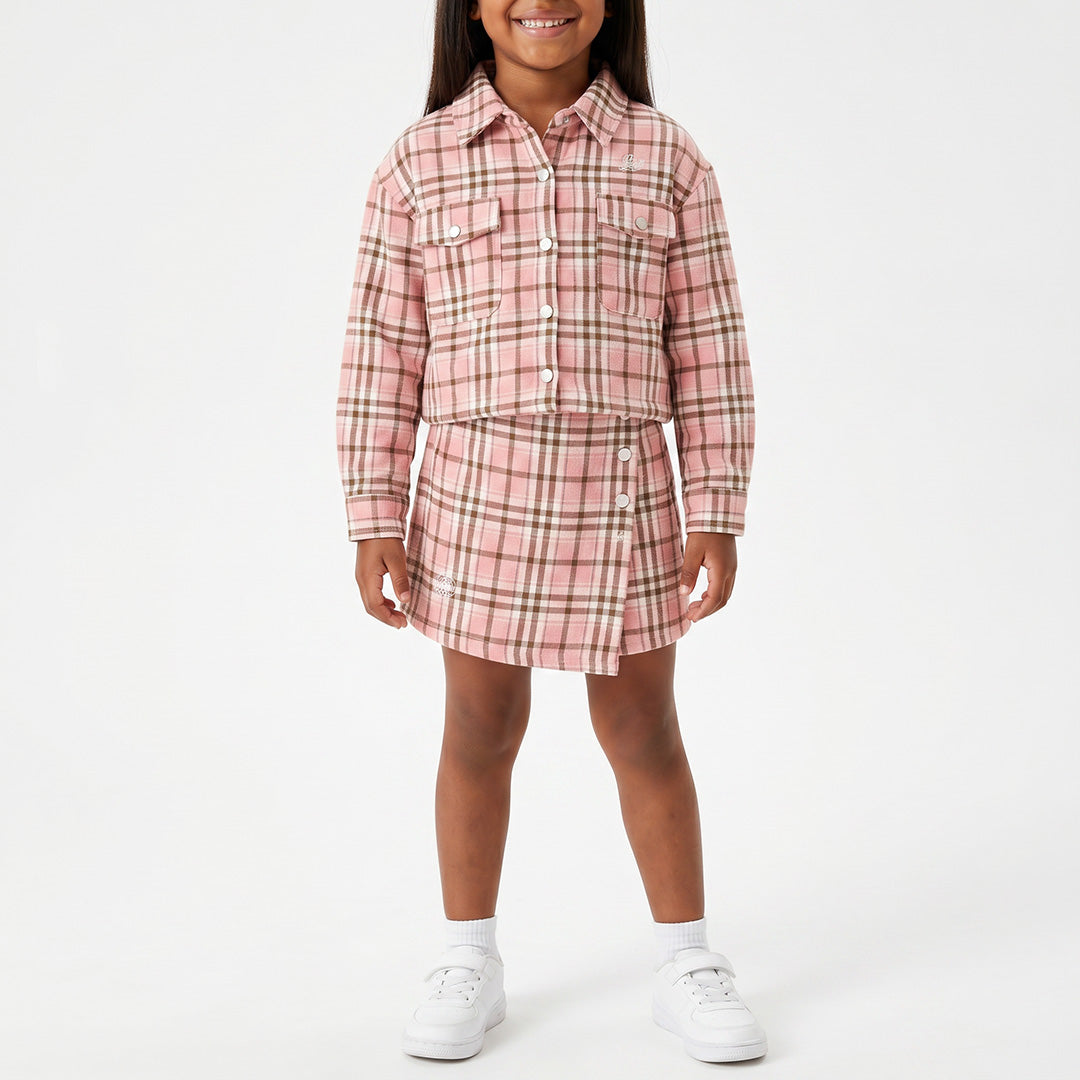 GIRLS PINK SHACKET