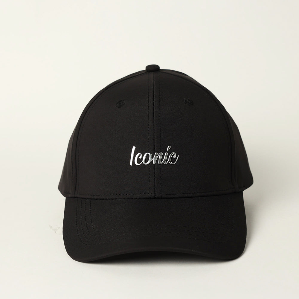 LADIES NOVA BLACK NYLON CAP (ICON)