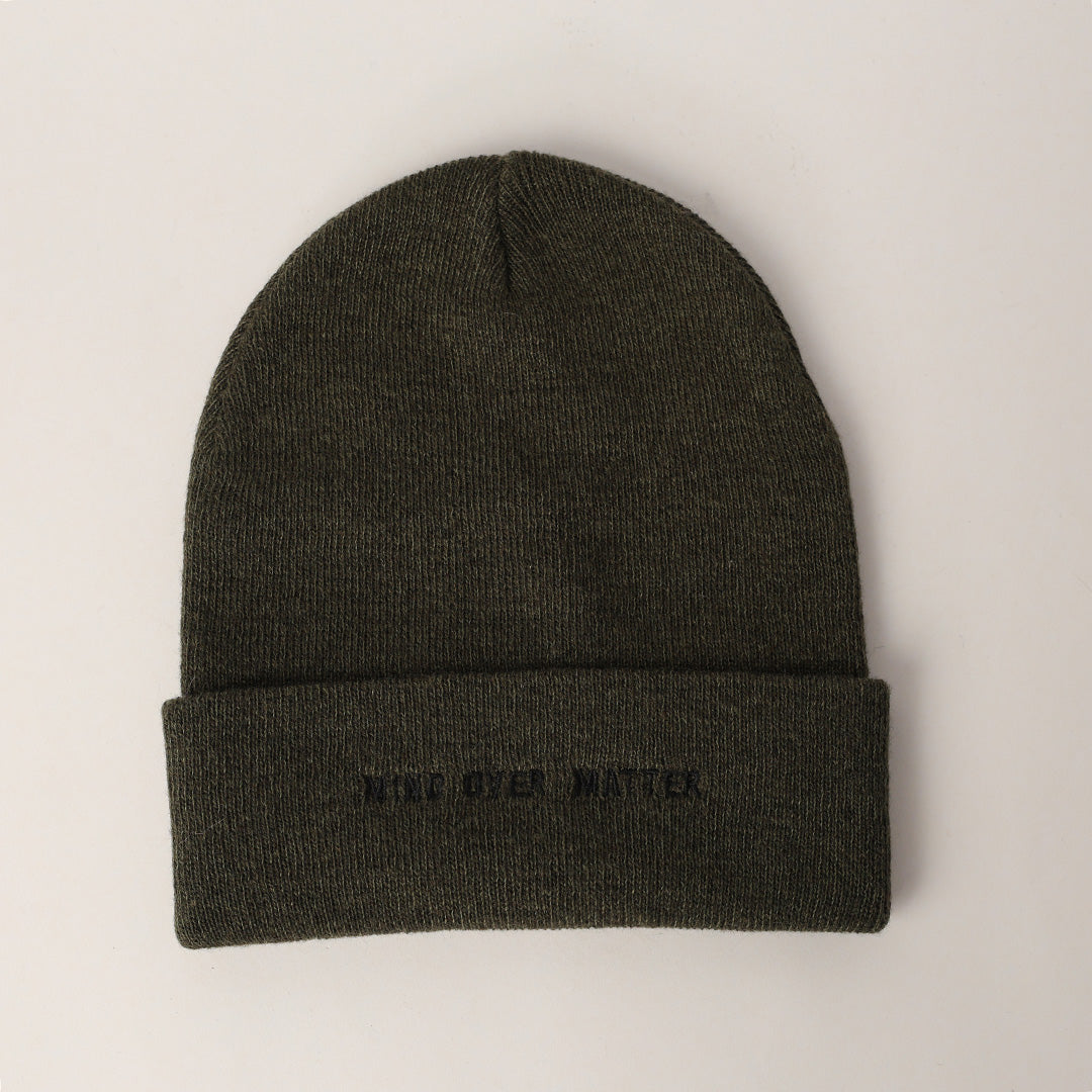 FATIGUE MELANGE TURN UP BEANIE (CLIP LOGO)