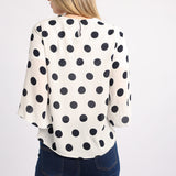 ALORA LADIES POLKADOT TOP
