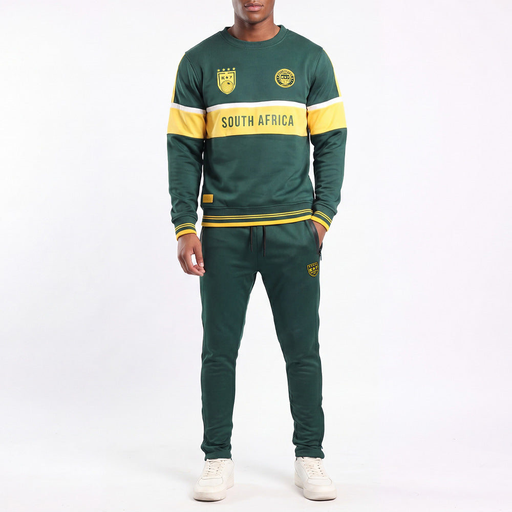 GREEN REBOUND CREW-NECK SWEATER (SOUTH AFRICA)