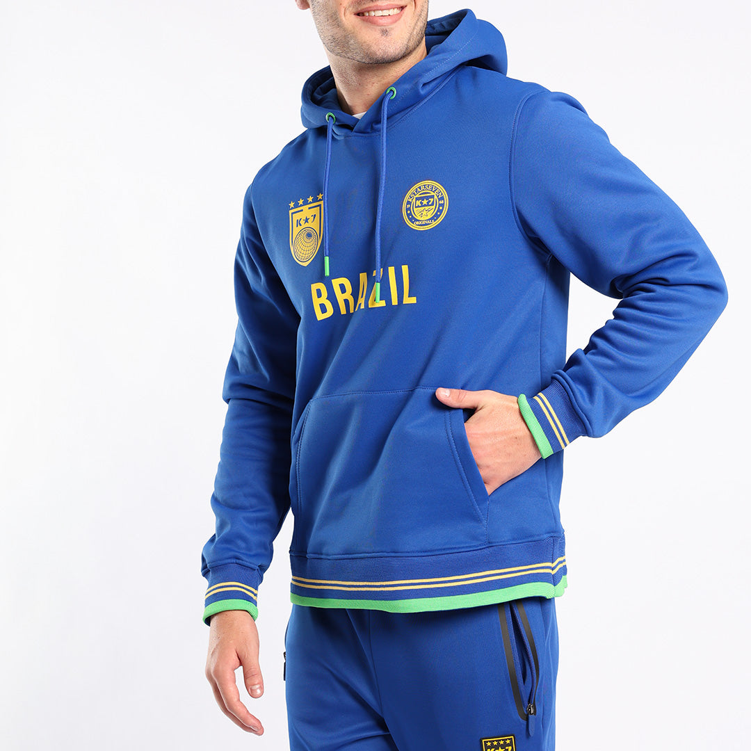 ROYAL VOLLEY HOODED PRINTED SWEATER(BRAZIL)