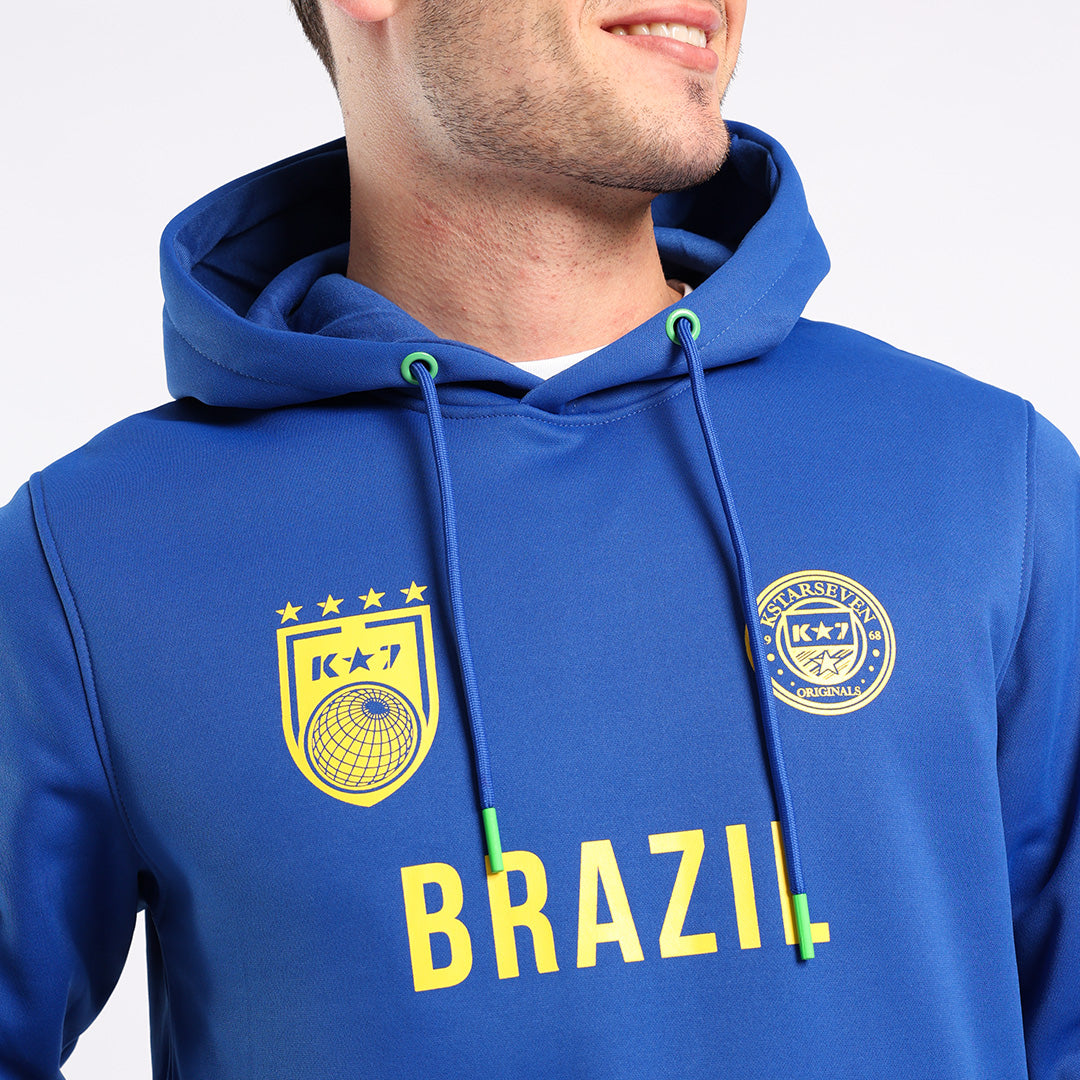 ROYAL VOLLEY HOODED PRINTED SWEATER(BRAZIL)
