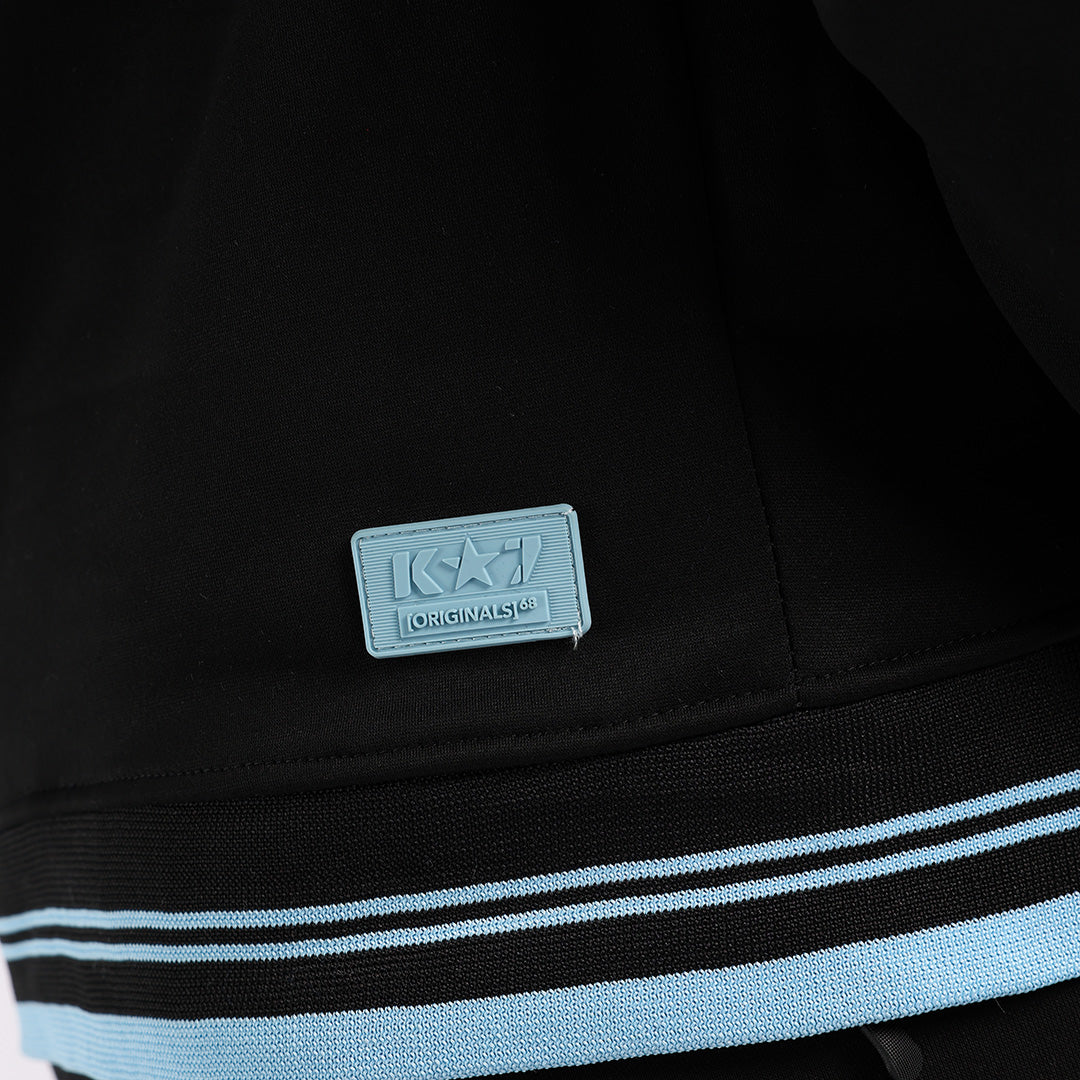 BLACK VOLLEY HOODED PRINTED SWEATER (ARGENTINA)
