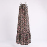 FLORAL SLEEVELESS STRAPPY DRESS