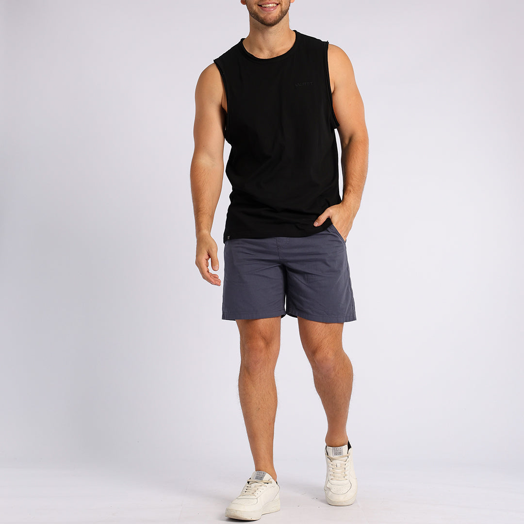 CHARCOAL  CARGO SHORTS