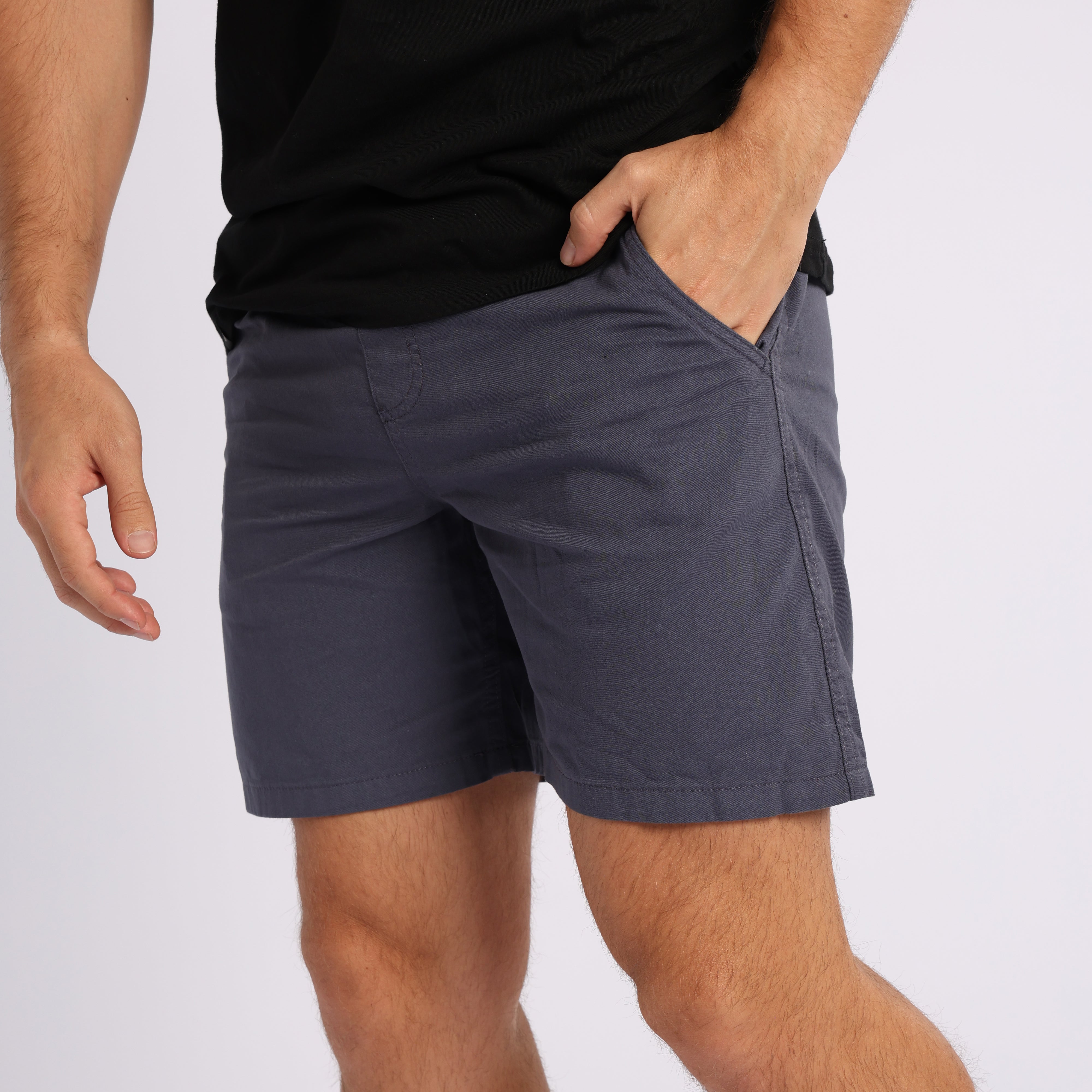 CHARCOAL  CARGO SHORTS