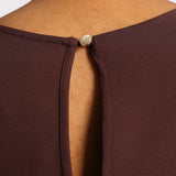 CHOC PLEATED DRESS
