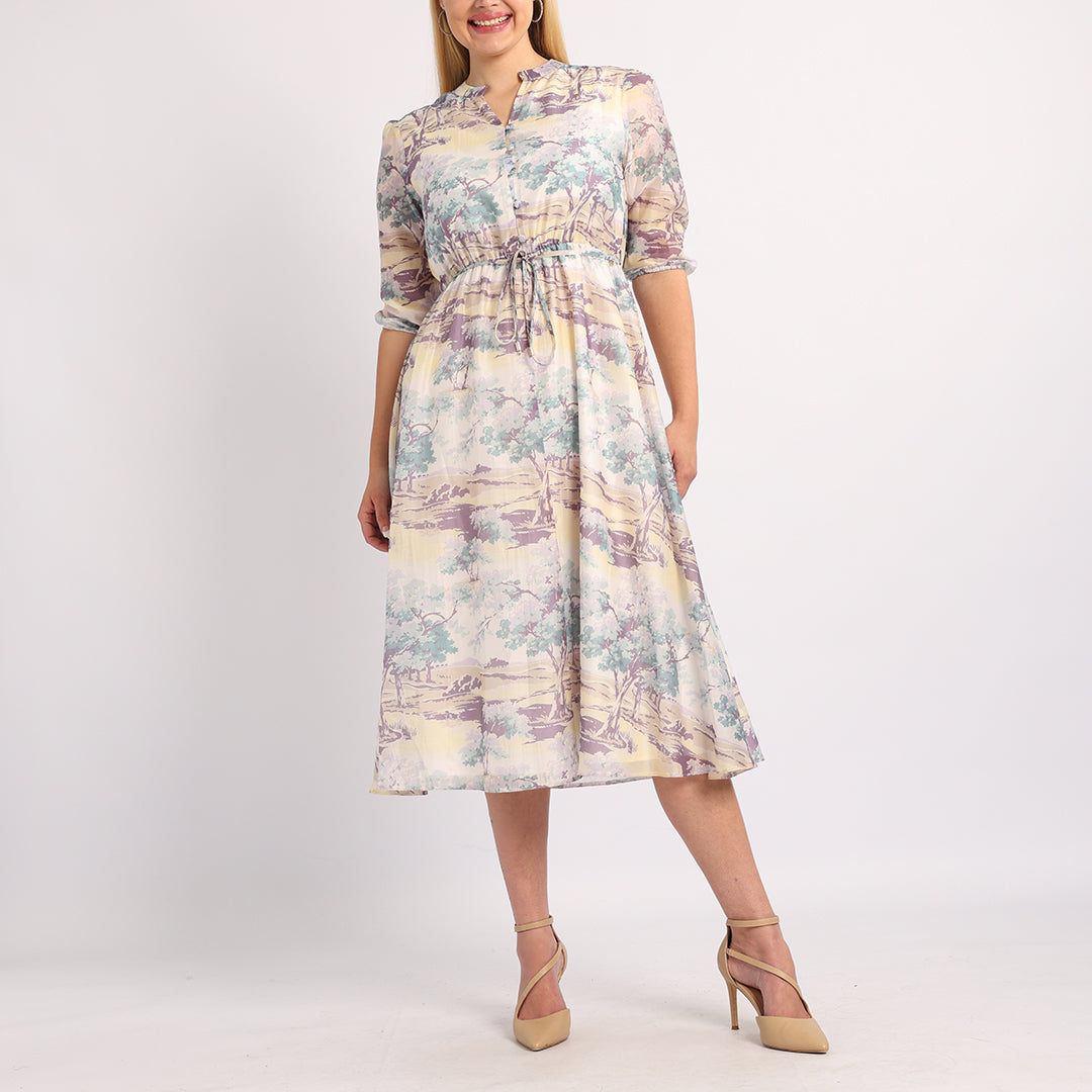 LILAC FLARE DRESS