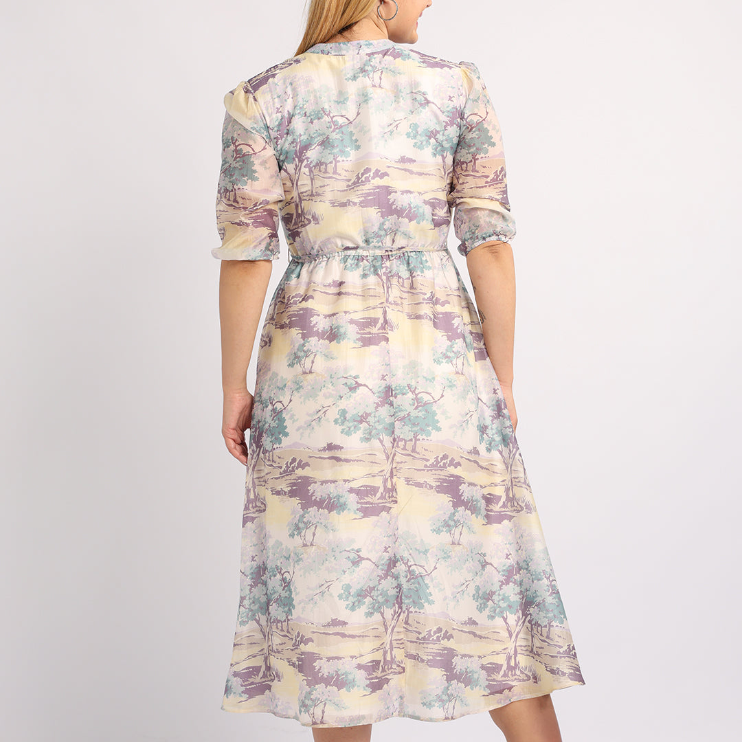 LILAC FLARE DRESS