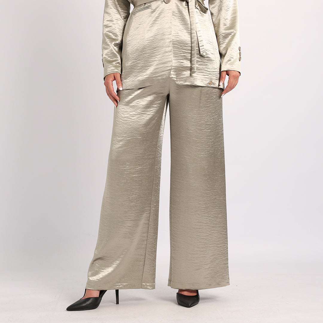 SATIN FORMAL PANTS