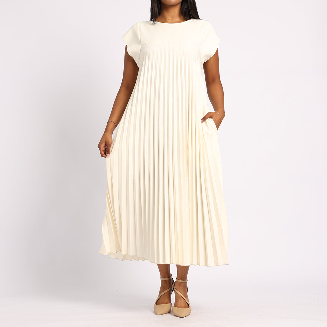 LADIES PLEATED DRESS