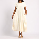 LADIES PLEATED DRESS