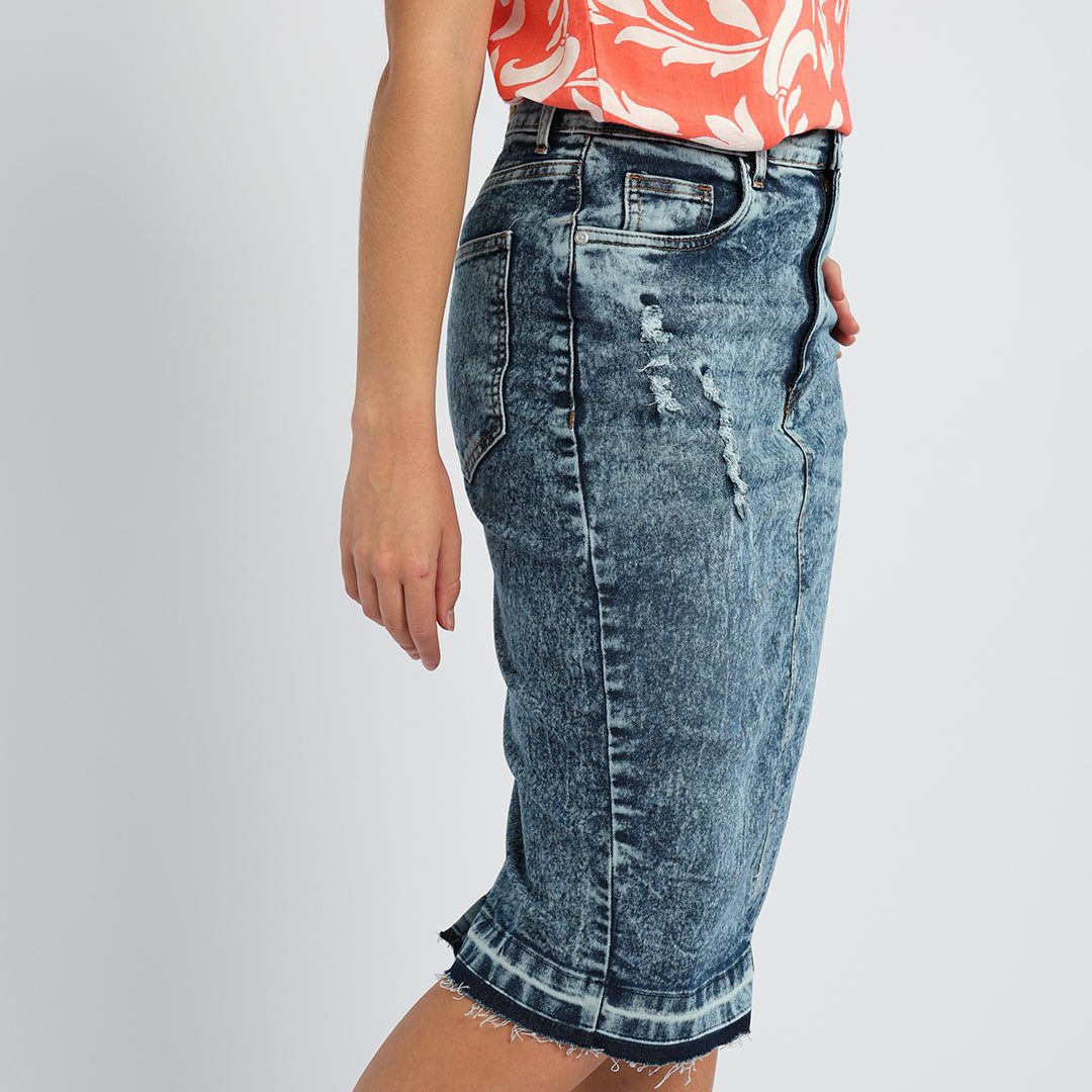 ORANGE FLORAL SHORT SLEEVE TOP