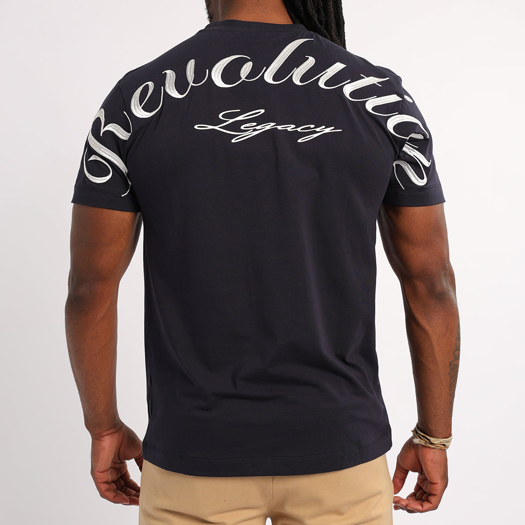 MENS BASIC SUPPLY NAVYGRAPHIC T-SHIR
