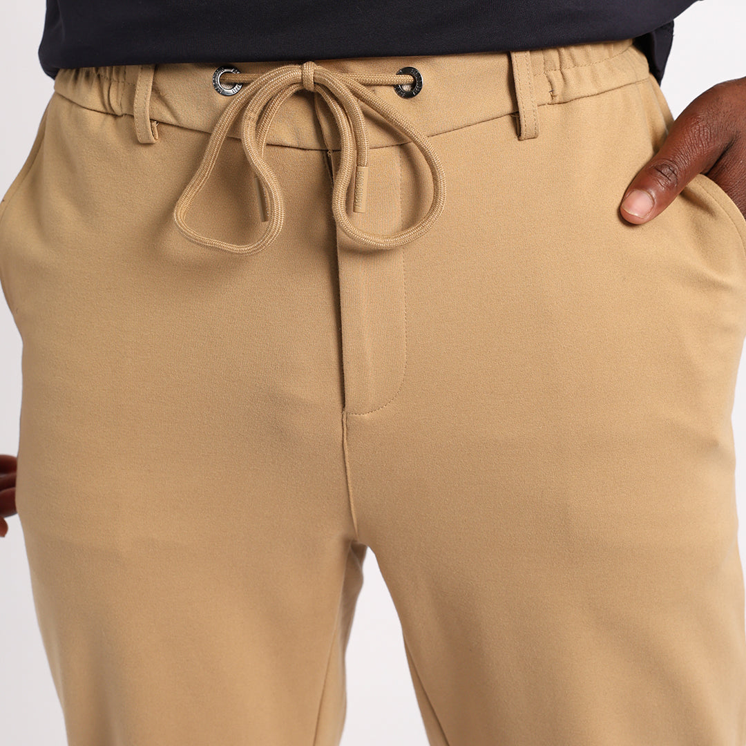 MENS STONE CONTRASTED WAISTBAND PANT